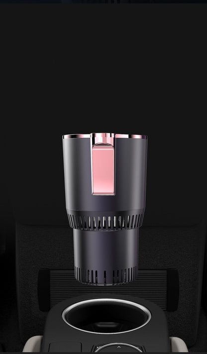 Smart 2-in-1 Car Cup Warmer & Cooler with Digital Display