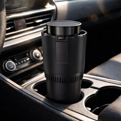 Smart 2-in-1 Car Cup Warmer & Cooler with Digital Display